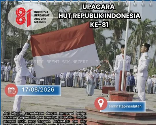 Peringati HUT ke-81 RI, SMKN 1 Tapin Selatan Gelar Upacara Kemerdekaan Khidmat dan Penuh Semangat