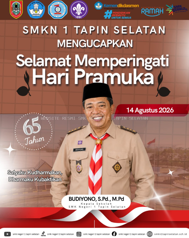 Peringati Hari Pramuka ke-65, SMKN 1 Tapin Selatan Tegaskan Komitmen Pembentukan Karakter Generasi Muda